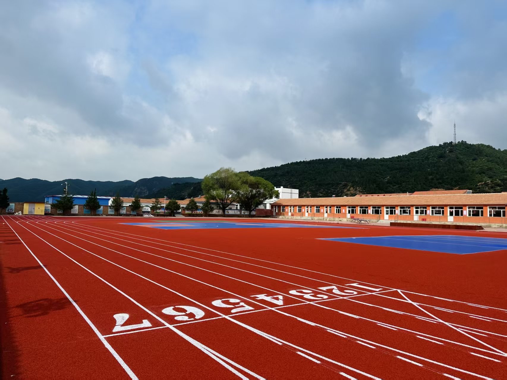 保山市自结纹塑胶跑道塑胶跑道施工 - 厂家
